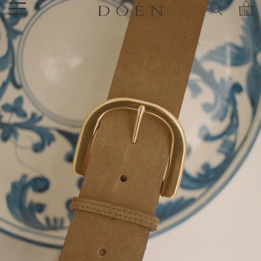 Dôen Cora Belt in Oak S/M - Picture 2 of 8